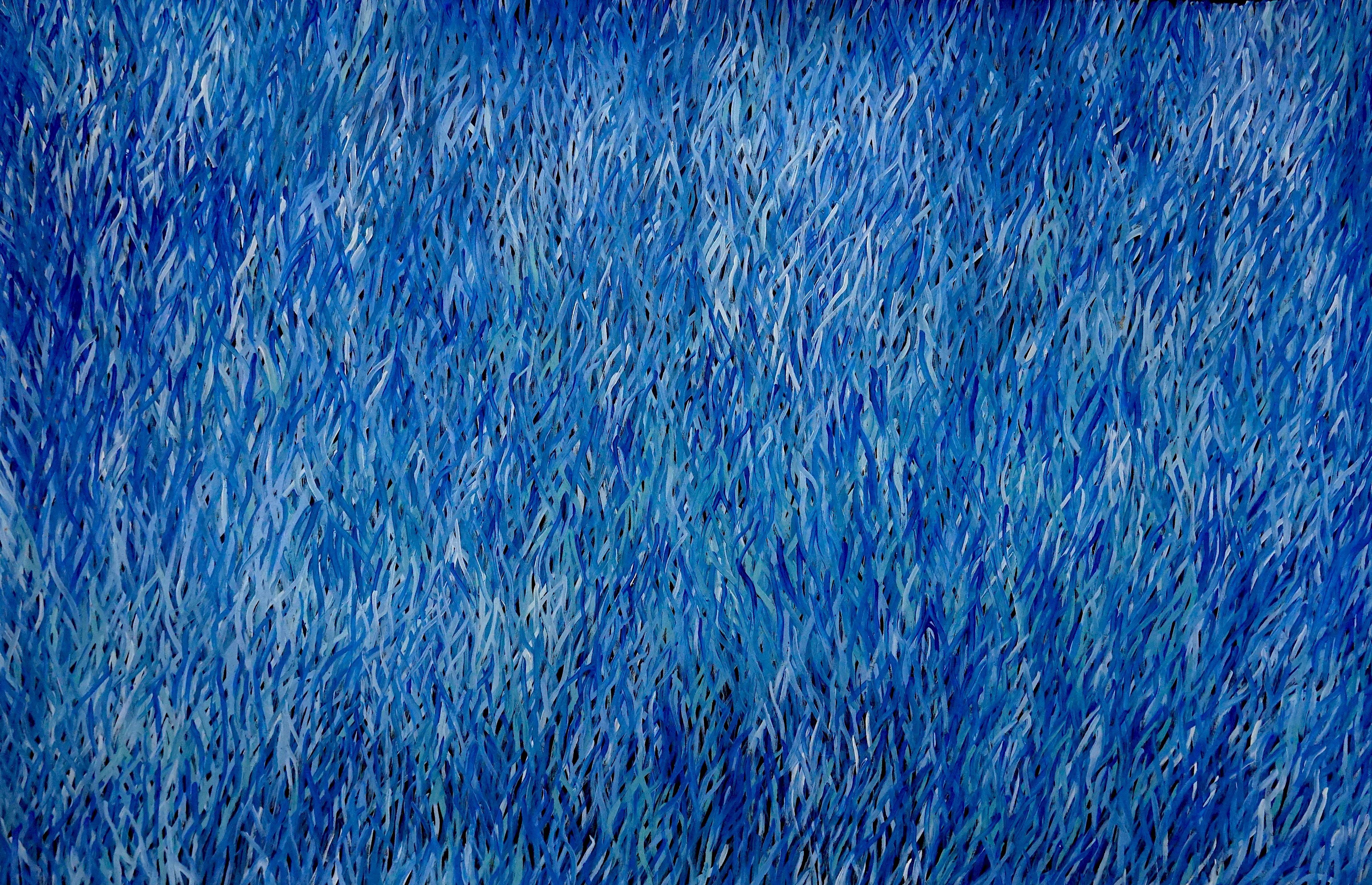 Title: Grass Seed Dreaming, size 1500 x 2000 mm.