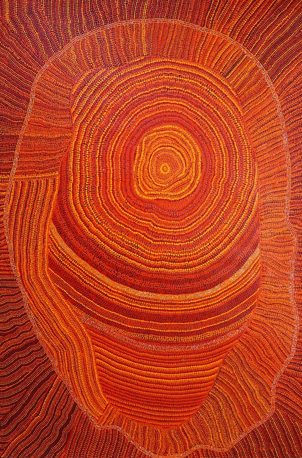 Title: Sunset, size 1800 x 1200 mm.