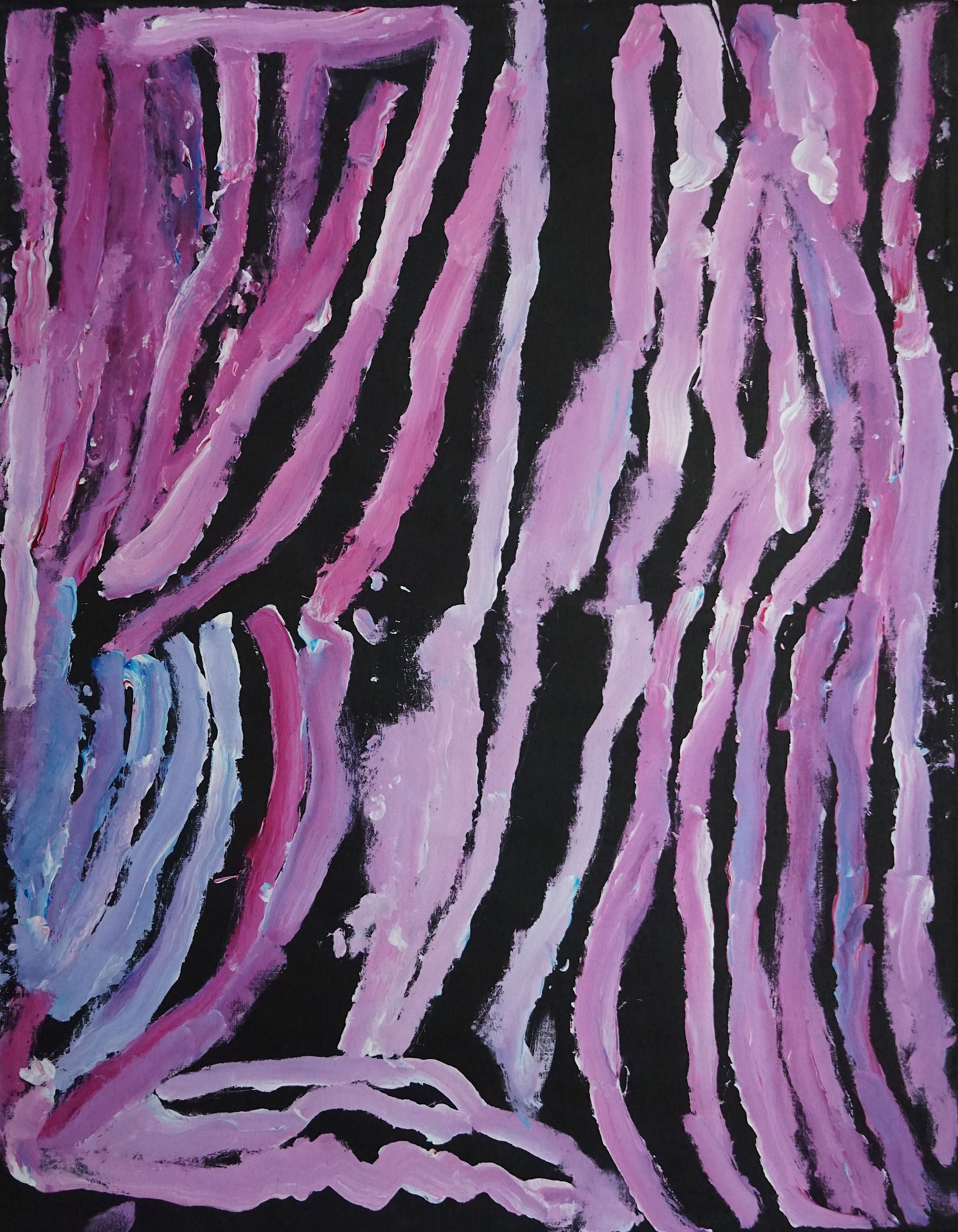 Title: Hairstring, size 1200 x 900 mm.