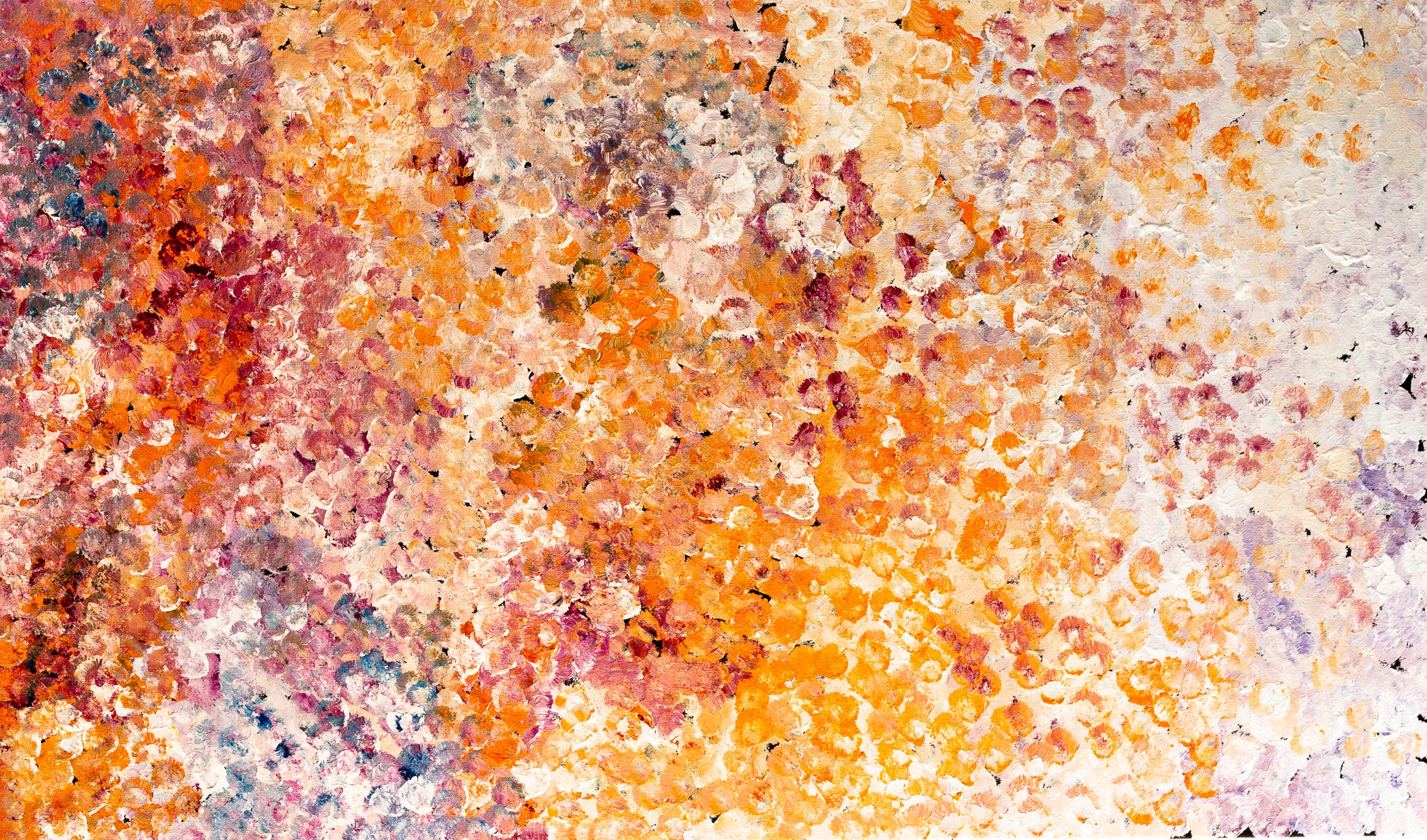 Title: Bush Plum, size 90 x 150 cm.