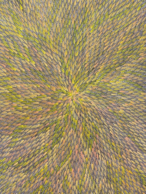 Title: Bush Medicine Leaves, size 930 x 710 mm.