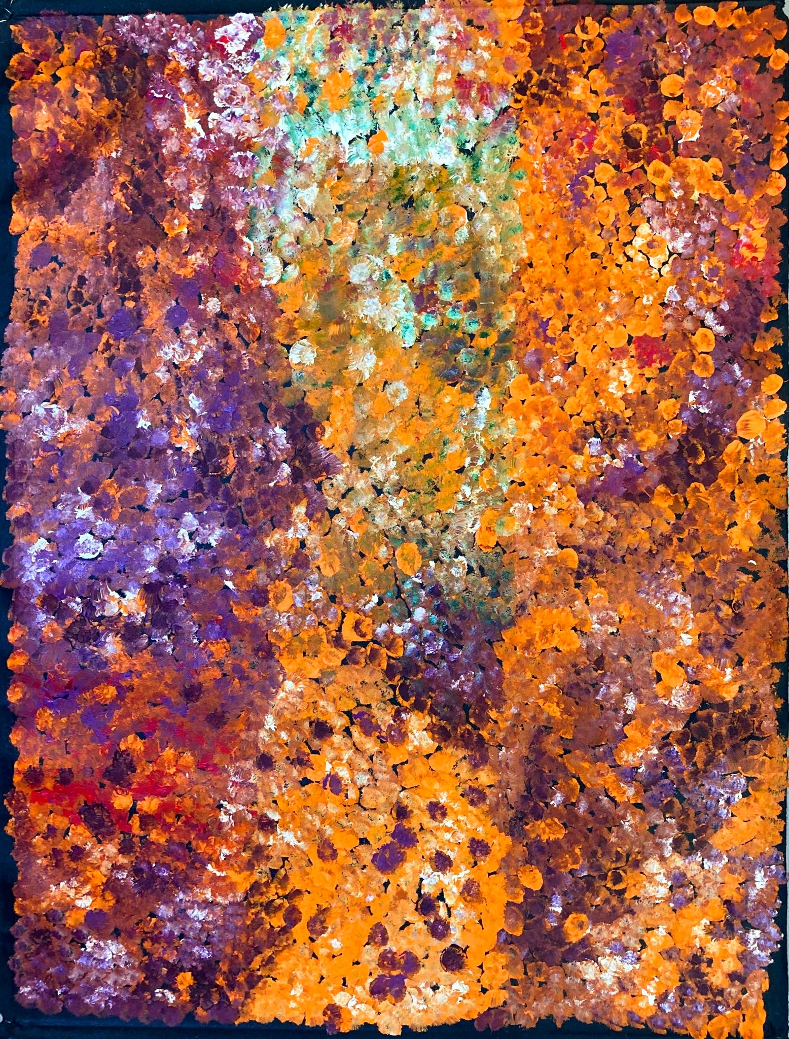 Title: Bush Plum, size 90 x 120 cm.