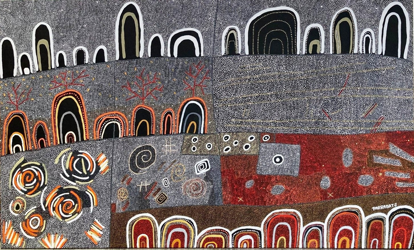 Title: Grandfathers Country by Rose McCarthy Morgan. 92 x 152 cm