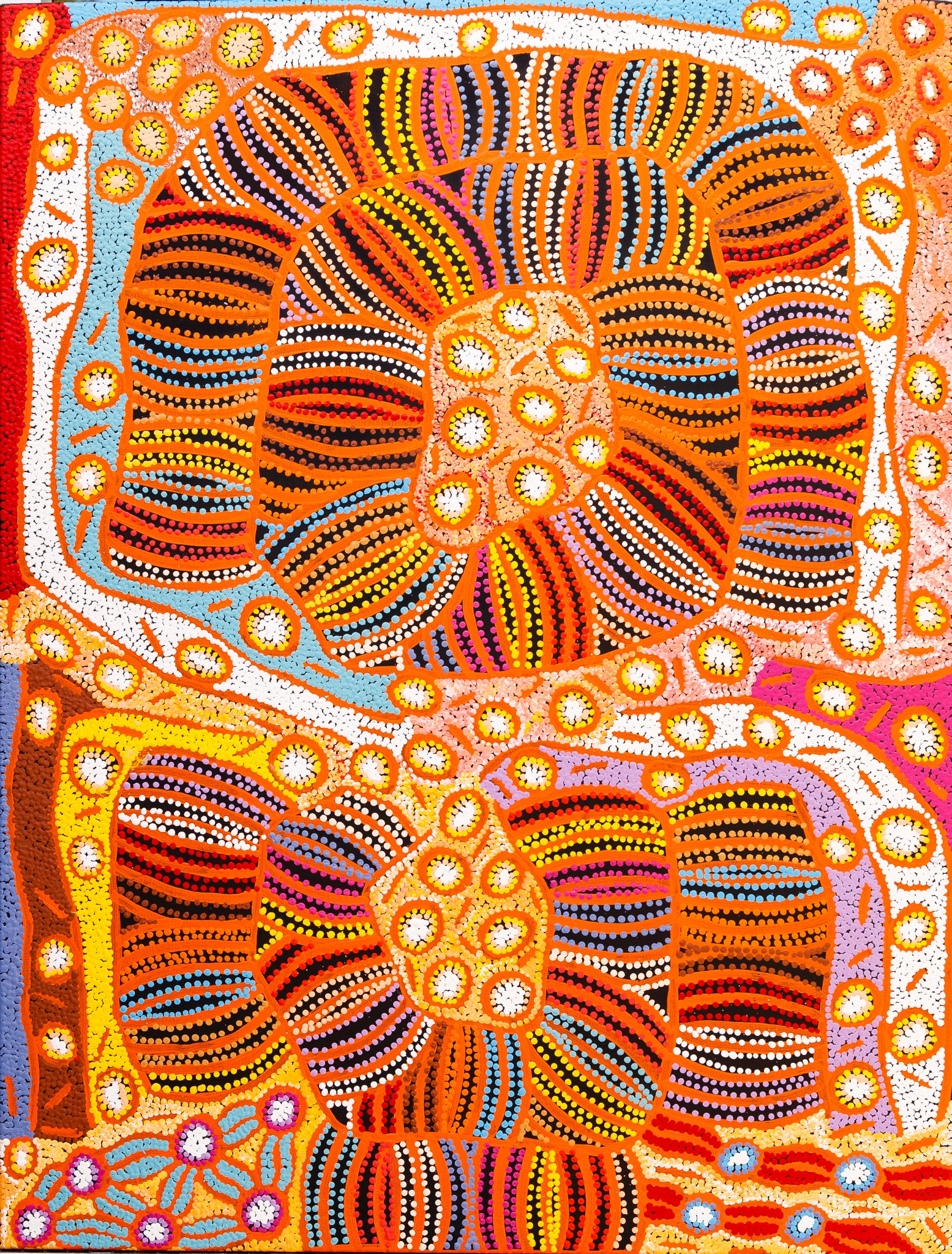 Title: Marrapinti (Grandmothers Country), size 1180 x 890 mm.