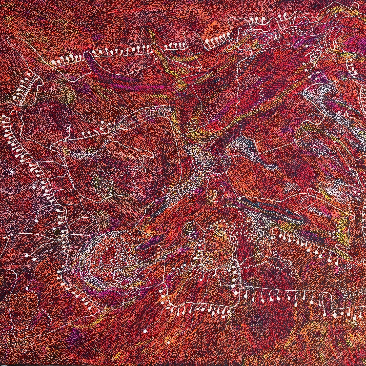 Title:  Walpa (Wind Dreaming), size 1200 x 900 mm.