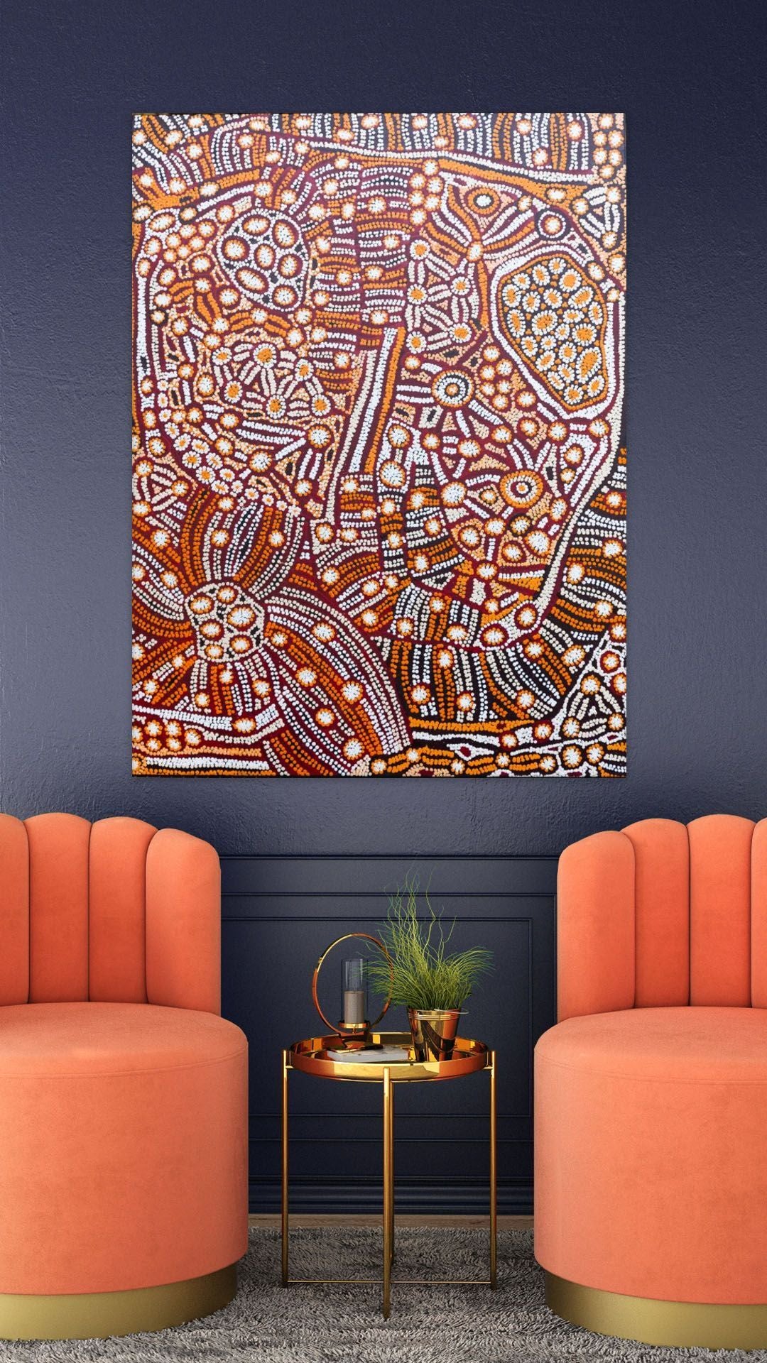 Marrapinti (Grandmothers Country), size 1210 x 900 mm.