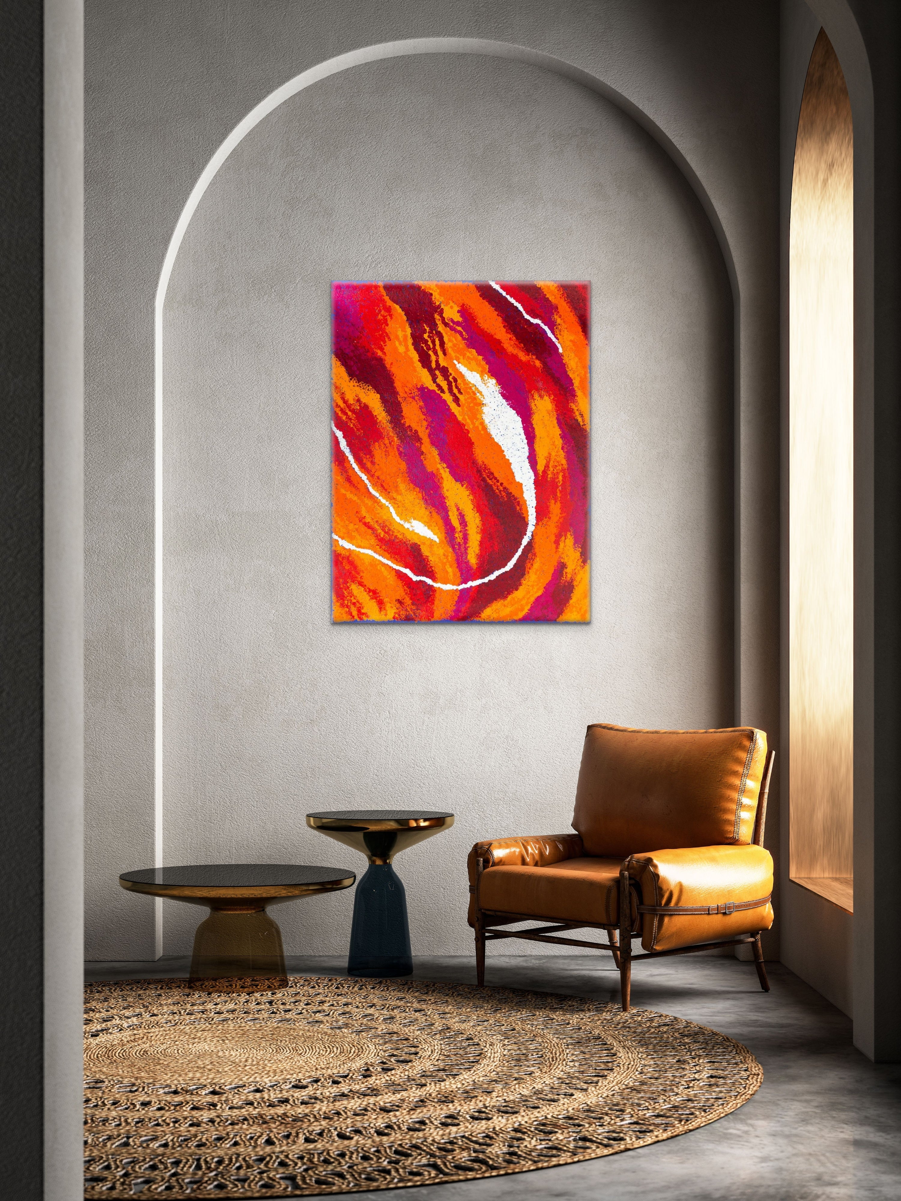 Title: Wipu, size 1150 x 890 cm.