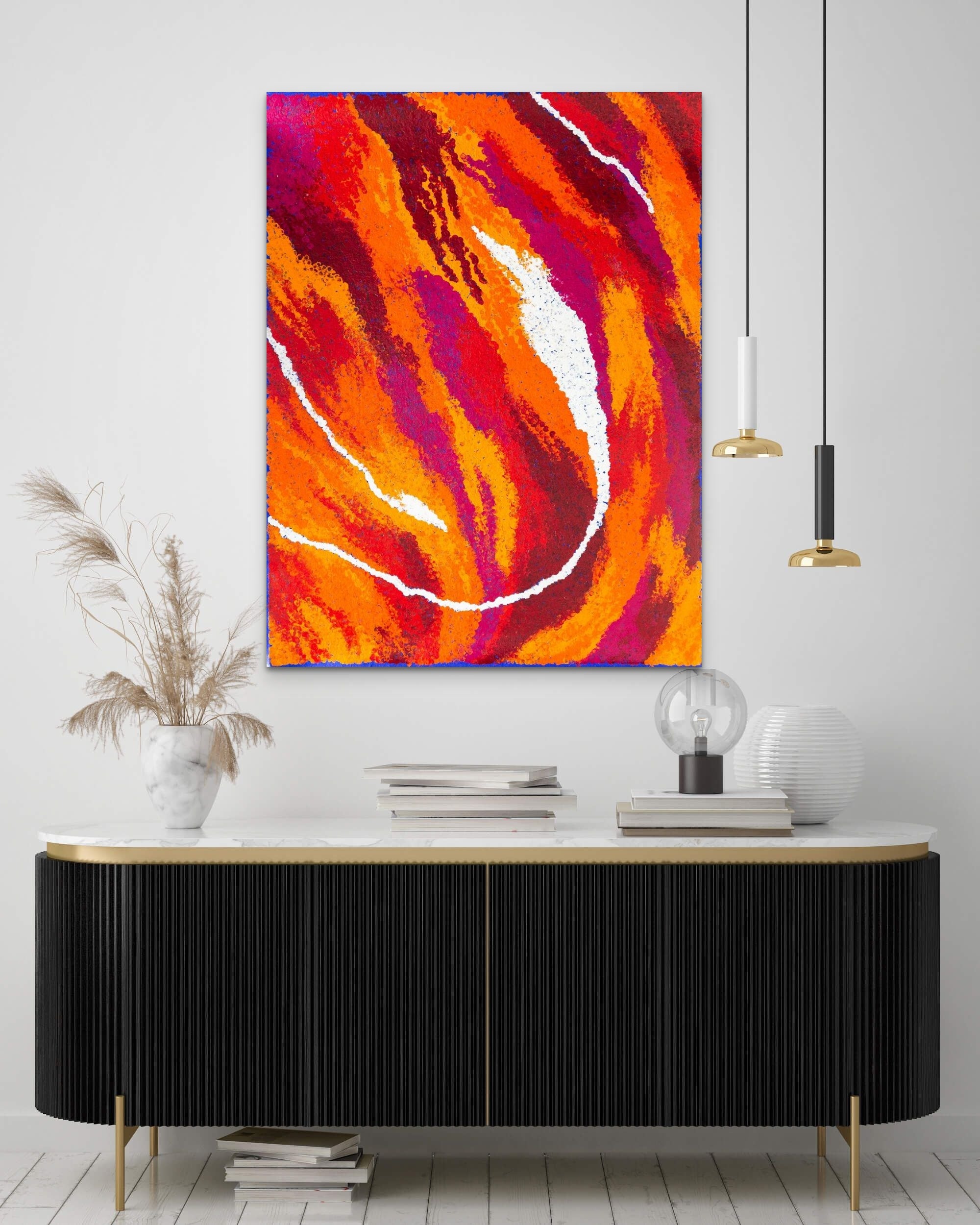 Title: Wipu, size 1150 x 890 cm.