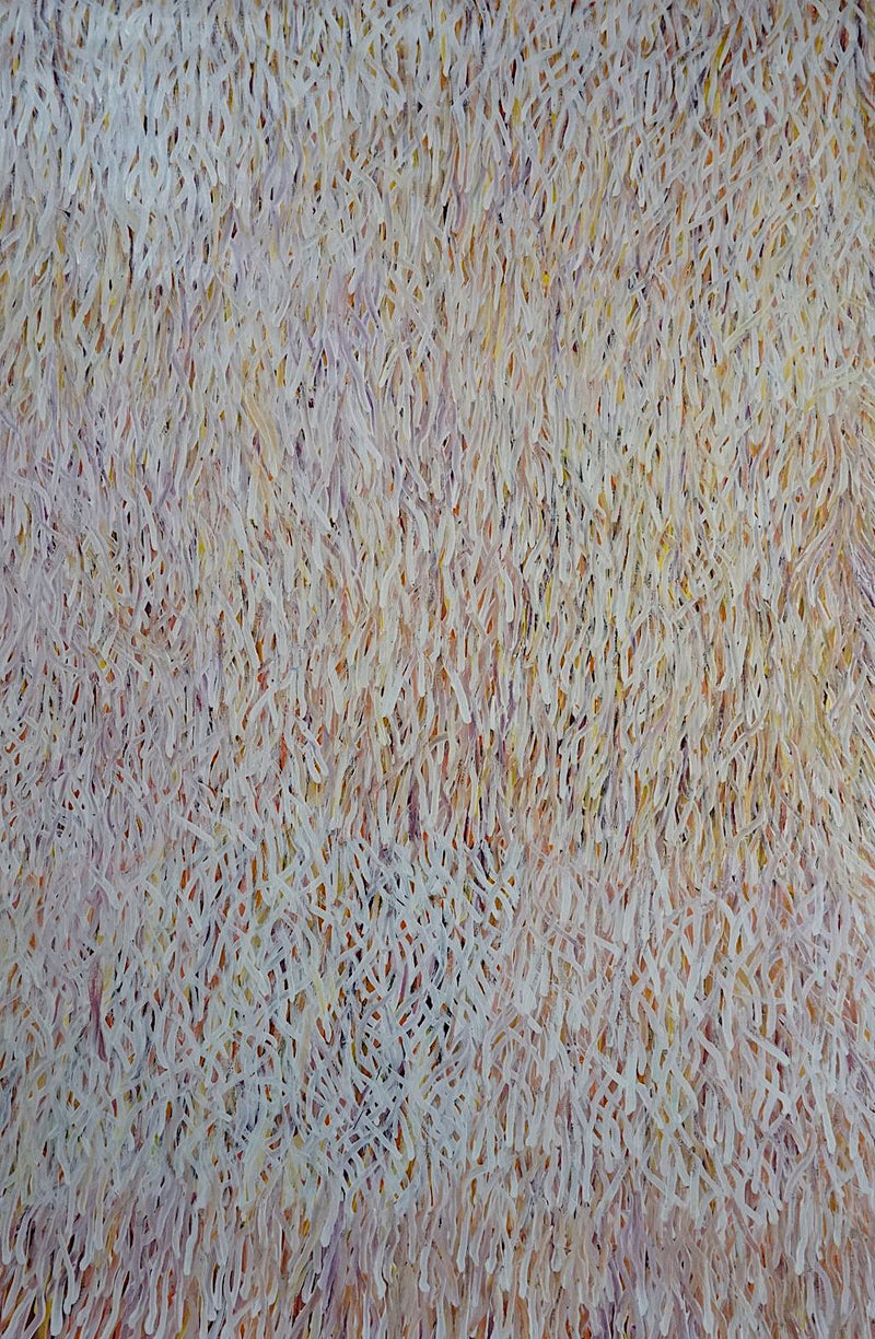 Title:  Grass Seed Dreaming, size 1200 x 1800 mm.