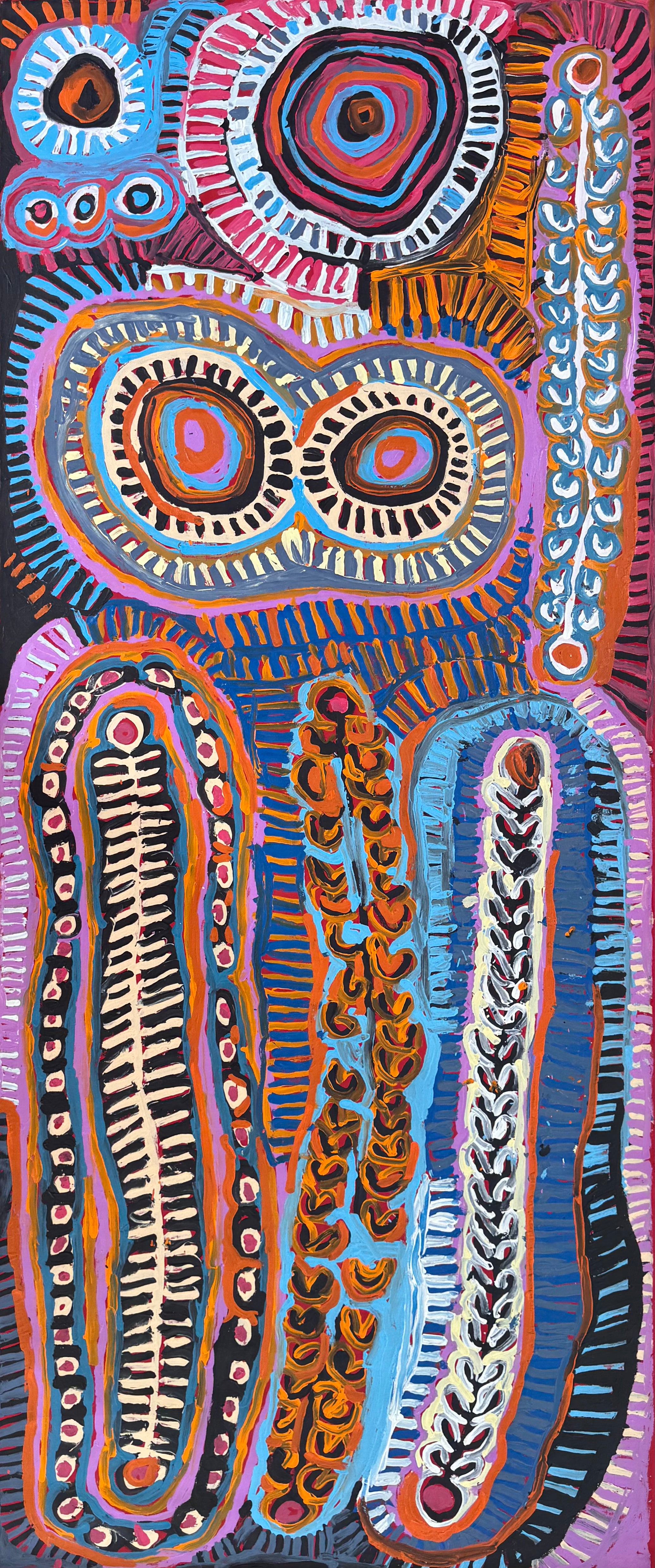 Malikjarra Jukurrpa (Two Dogs Dreaming), Size: 760x1830