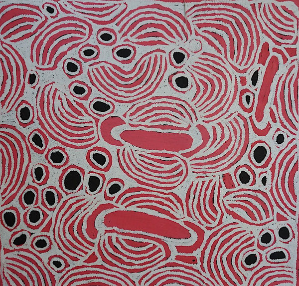 Wirrulunga, size 1200 x 1200 mm.