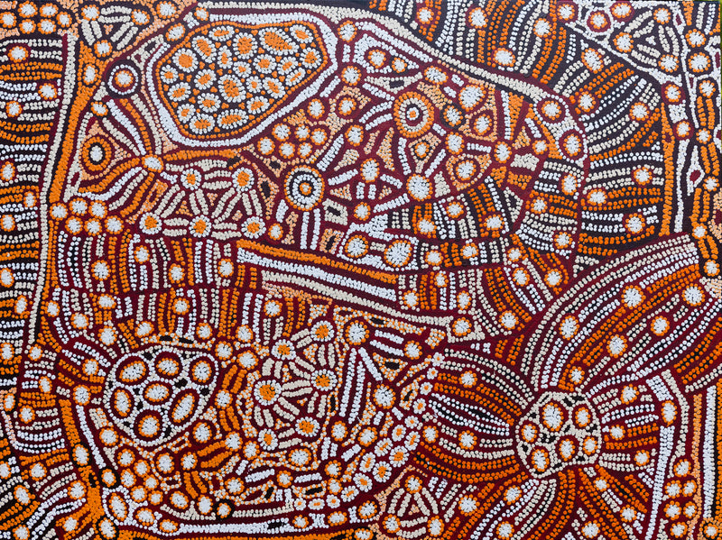 Marrapinti (Grandmothers Country), size 1210 x 900 mm.