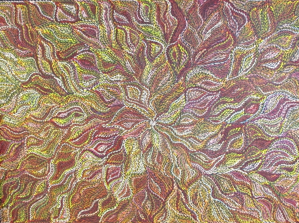 Title:  Bush Medicine Leaves, size 1290 x 940 mm.