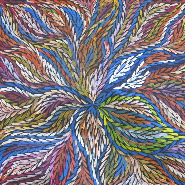 Title:  Bush Medicine Leaves, size 610 x 600 mm.